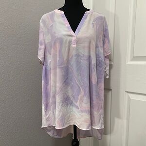 Torrid Pastel Tie-Dye Women's Top - Size 3 / 3X